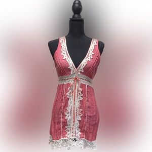 Spangle Brand Top, Sz. M